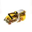 2" X 30' Ratchet Strap Long Wide Handle and Chain Anchors