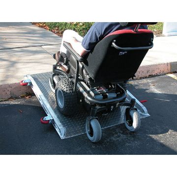 RollOWheel-Curb-Wheel-Chair-Ramp-48-. P/N: D-ROL-48 Roll-O-Wheel Curb Wheel Chair Ramp 48 In