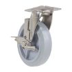 8X2 Tpr Ss Rig Swivel Caster W/Brake