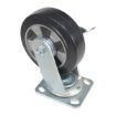 6X2 Mold On Rubber Swivel Caster W/Brake