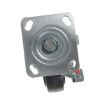 6X2 Mold On Rubber Swivel Caster W/Brake