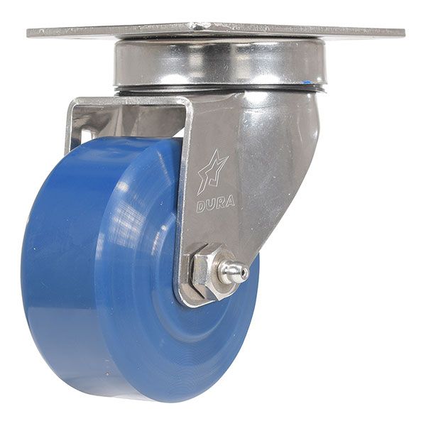 Caster, 3 X 1 1/4 Solid Polyurethane (Spu) Swivel