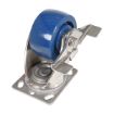 Caster, 4X2 Solid Polyurethane (Spu) Swivel W/Brake