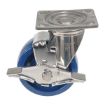 Caster, 5X2 Solid Polyurethane (Spu) Swivel W/Brake