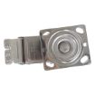 Caster, 8X2 Solid Polyurethane (Spu)Swivel W/Total Brake