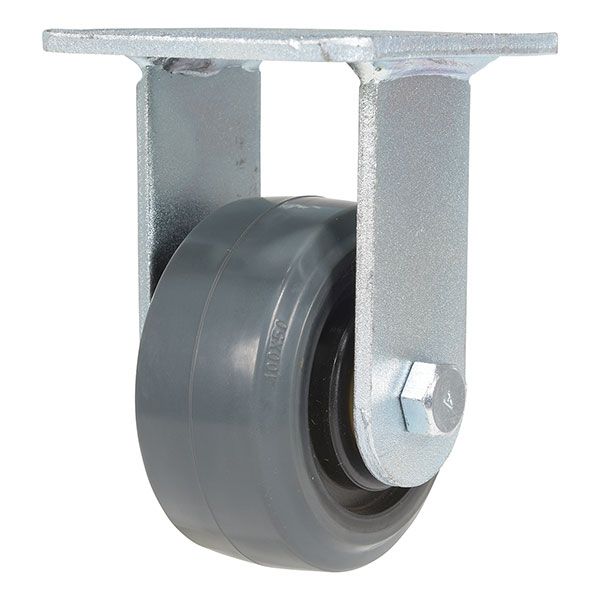 4X2 Rubber Rigid Caster