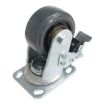 4X2 Rubber Swivel Caster W/Total Brake
