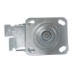 4X2 Rubber Swivel Caster W/Total Brake
