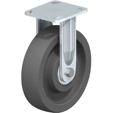 Caster, 8X2 Nylon, Rigid, P/N: CST-ALEH-8X2NY-R Caster, 8X2 Nylon, Rigid